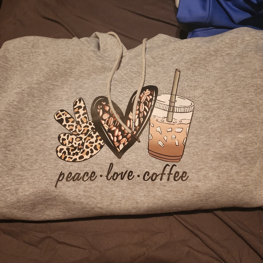 Grey Graphic Hoodie